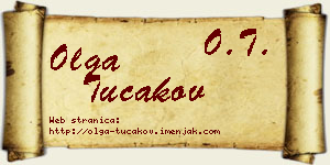 Olga Tucakov vizit kartica